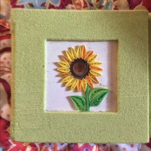 Sunflower post it note holder